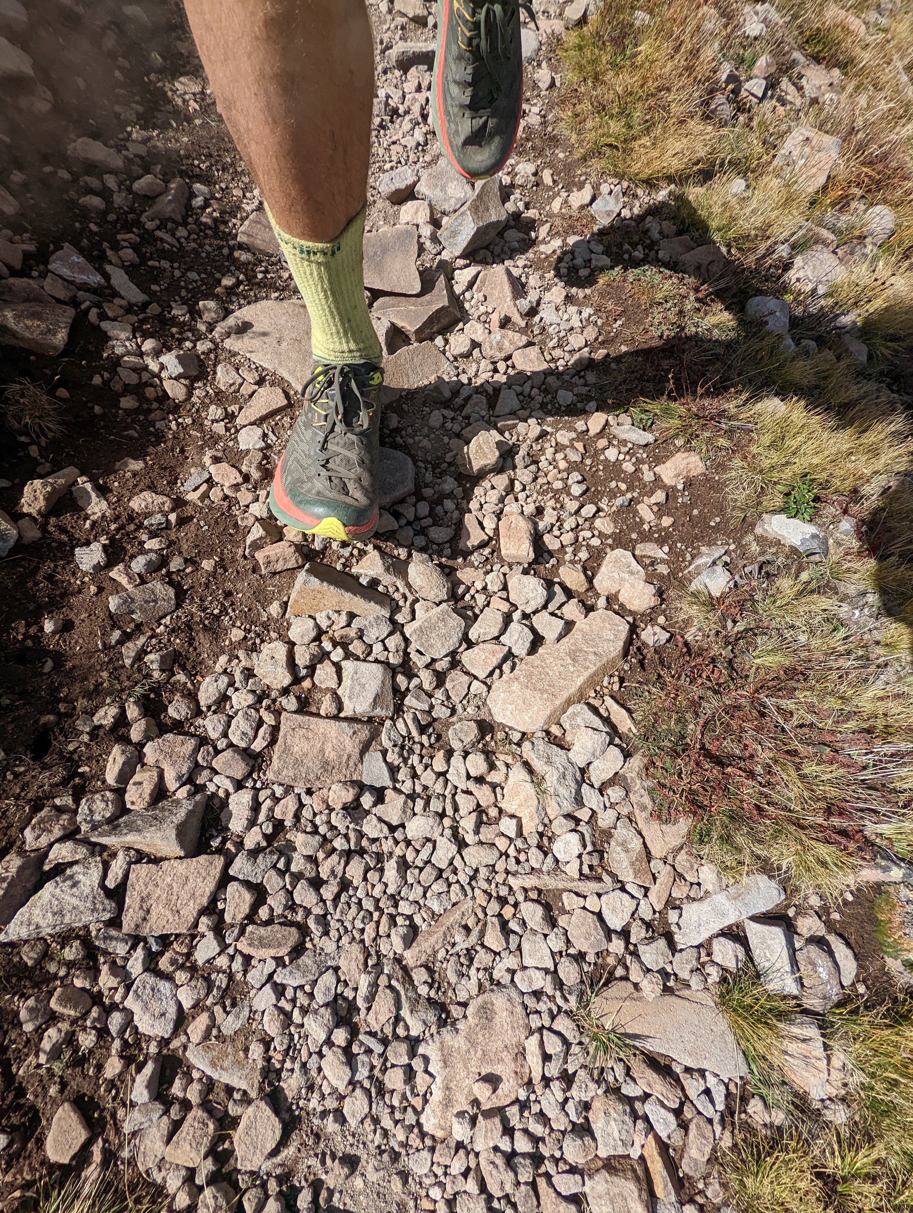 Running 100 mile rugged ultra race in Hoka Tecton X