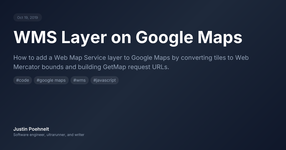 WMS Layer on Google Maps